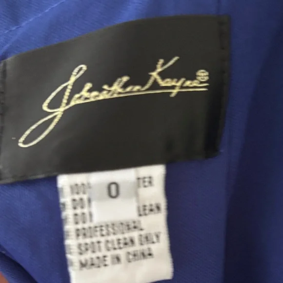 Johnathan Kayne Royal Blue Sequin Prom/Pagenat Dress size 0-2 - Picture 11 of 11